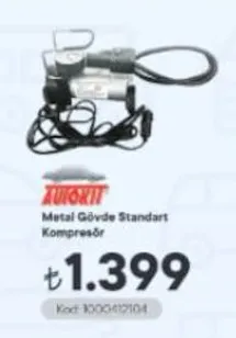 Metal Gövde Standart Kompresör