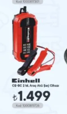 Einhell Ce-Bc 2 M. Araç Akü Şarj Cihazı