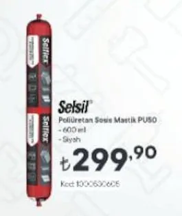 Selsil Poliüretan Sosis Mastik Puso 600 Ml