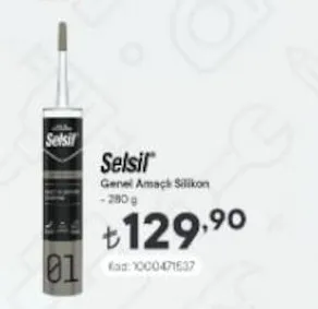 Selsil Genel Amaçlı Silikon 280 G