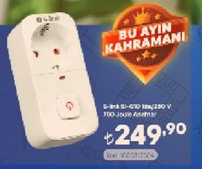 G-Link 10A 125/250 V 750 Joule Ambar