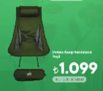 Dekuba Kamp Sandalyesi Yeşil