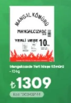 Mangalcıazde Yerli Meşe Kömürü - 10 Kg