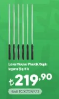 Lava House Plastik Saplı Izgara Şişi 6 Adet