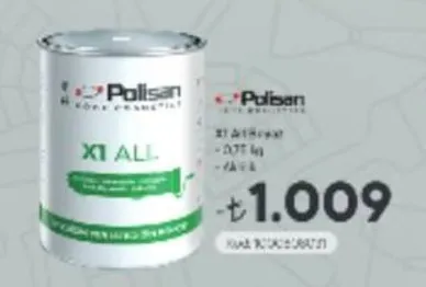 Polisan X1 All İç Cephe Boyası 0.75 Kg