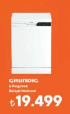 Grundig 6 Programlı Bulaşık Makinesi