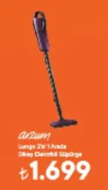 Arzum Lungo 2'Si 1 Arada Dikay Elektrikli Süpürge