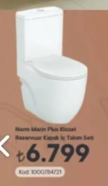 Norm Marin Plus Klozet Rezervuar Kapak Iç Takım Seti
