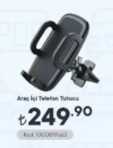 Araç İçi Telefon Tutucu