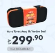 Auto Tyrex Araç İlk Yardım Seti