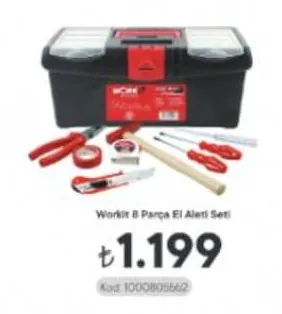 Workkit 8 Parça El Aleti Seti
