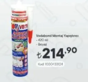 Vodabond Montaj Yapıştırıcı 420 Ml