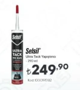 Selsil Ultra Tack Yapıştırıcı 290 Ml