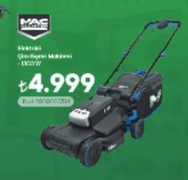 Mac Allister Elektrikli Çim Biçme Makinesi 1300W