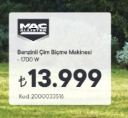 Mac Allister Benzinli Çim Biçme Makinesi