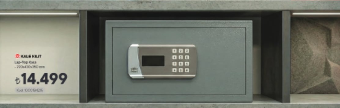 Kale Kilit Lap-Top Kasa -220X430X350 Mm