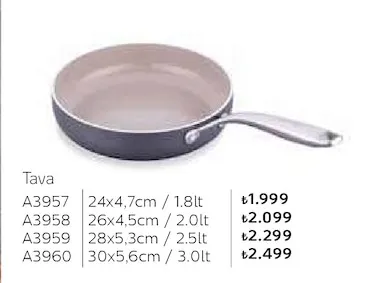 Tava 24X4,7Cm / 1.8Lt