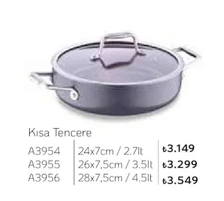 Kısa Tencere 24X7Cm / 2.7Lt