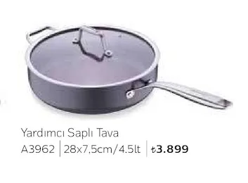 Yardımcı Saplı Tava 28X7,5Cm/4.5Lt