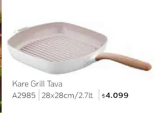 Kare Grill Tava