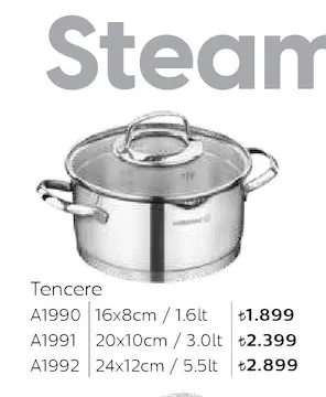 Tencere A1990 16X8Cm / 1.6Lt