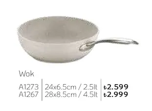 Volkanit Wok A1273 24X6.5Cm / 2.5Lt