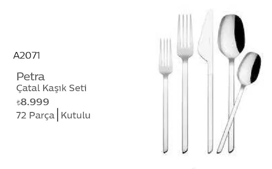 Petra Çatal Kaşık Seti