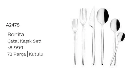 Bonita Çatal Kaşık Seti