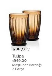 Tulipa Meşrubat Bardağı 2 Parça