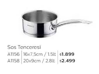 Sos Tenceresi A1156 16X7,5Cm / 1.5Lt