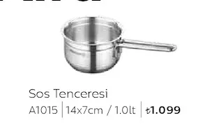 Sos Tenceresi A1015 14X7Cm / 1.0Lt