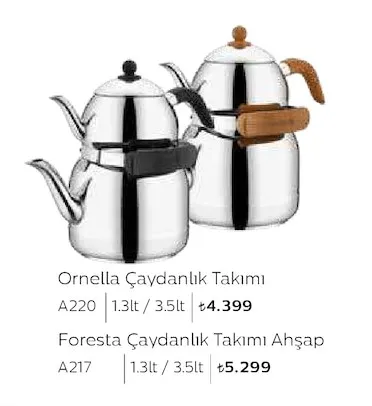 Ornella Çaydanlık Takımı