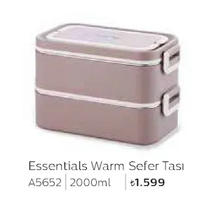 Essentials Warm Sefer Tası A5652 2000Ml