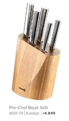 Pro-Chef Bıçak Seti A501-01 6 Parça