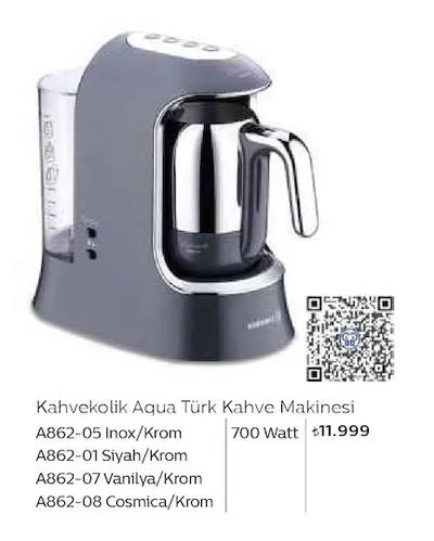 Kahvekolik Aqua Türk Kahve Makinesi