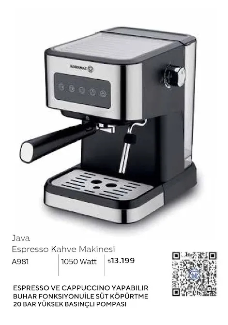 Java Espresso Kahve Makinesi A981
