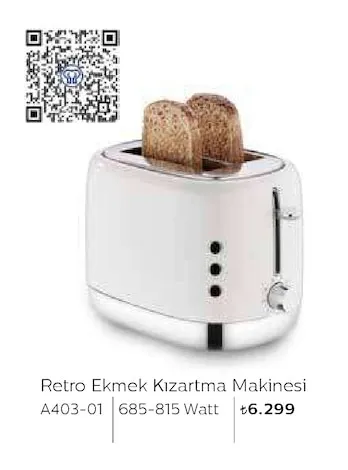 Retro Ekmek Kızartma Makinesi