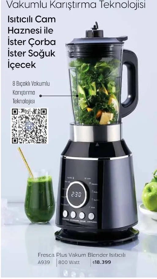 Fresca Plus Vakum Blender Isıtıcılı