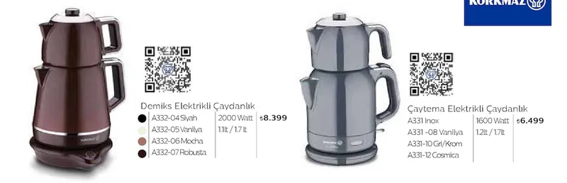 Demiks Elektrikli Çaydanlık