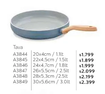 Tava A3844 20X4Cm / 1.1Lt