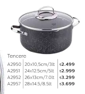 Tencere A2950 20X10,5Cm/3Lt
