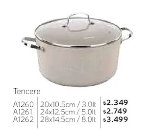 Volkanit Tencere A1260 20X10.5Cm / 3.0Lt