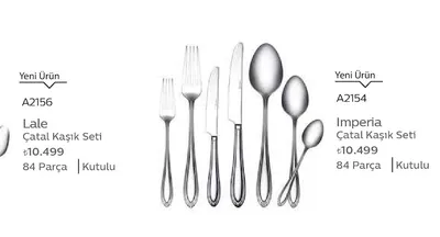 Lale Çatal Kaşık Seti