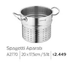 Spagetti Aparatı A2770 20 X 17,5Cm / 5.1Lt