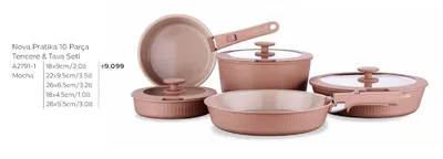 Nova Pratik 10 Parça Tencere & Tava Seti