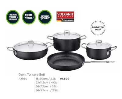 Doria Tencere Seti