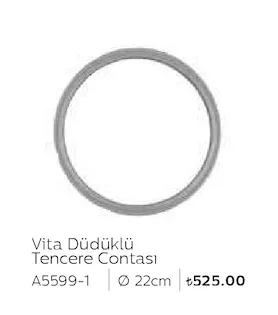 Vita Düdüklü Tencere Contası Ø 22Cm