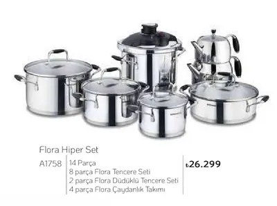 Korkmaz Flora Hiper Set 14 Parça