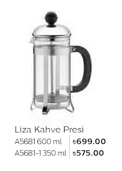 Liza Kahve Presi A5681 600 Ml