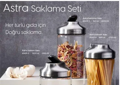Astra Saklama Kabı A5629-2 960 Ml